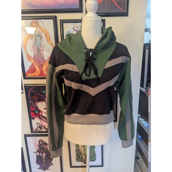 Kigustop Snake Crop Sweatshirt Sz S - Picture 1 of 2